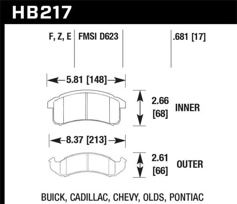 Hawk Performance HB217F.681