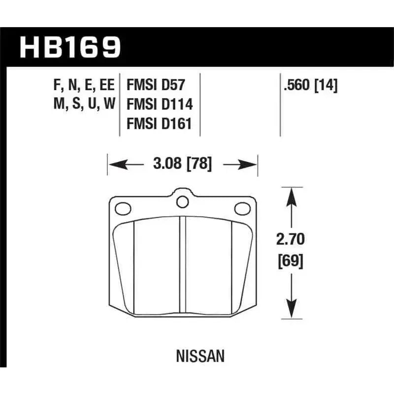 Hawk Performance HB169F.560