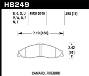 Hawk Performance HB249F.575