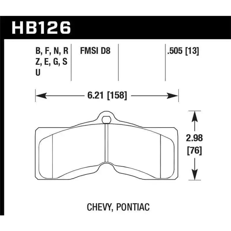 Hawk Performance HB126F.505