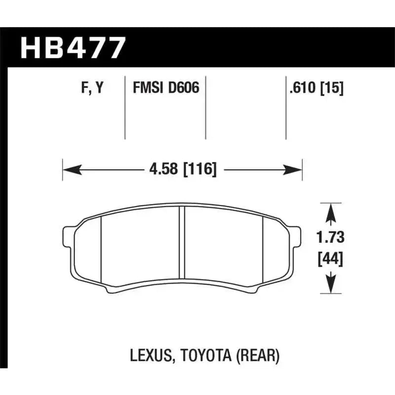 Hawk HPS Street Brake Pads 