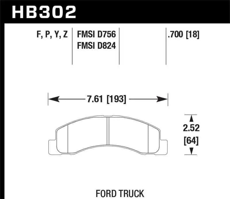 Hawk Performance HB302Y.700
