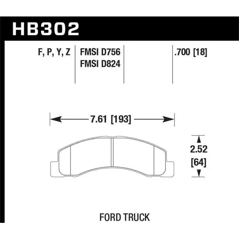 Hawk Performance HB302Y.700