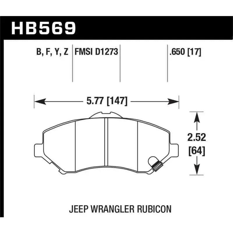 Hawk Performance HB569Y.650