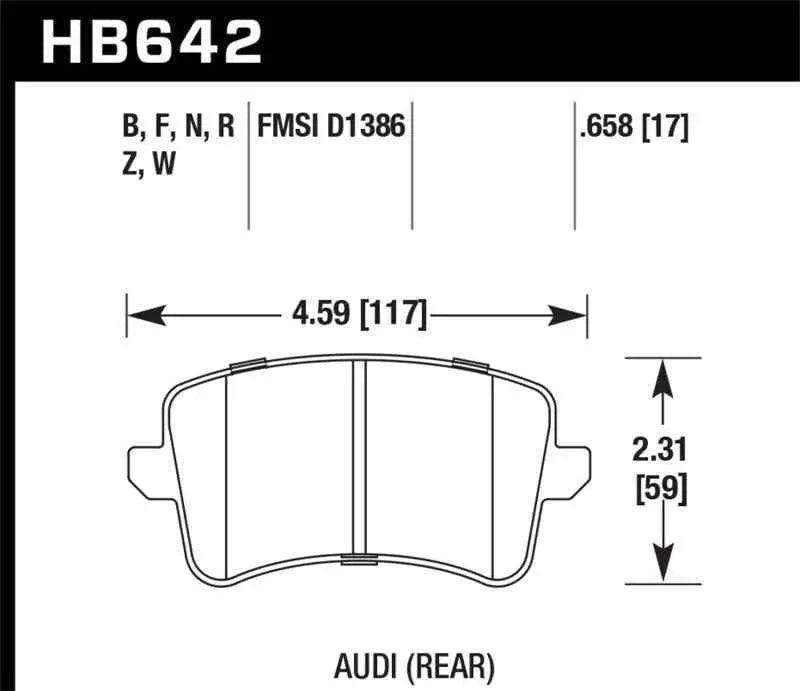 Hawk Performance HB642Z.658