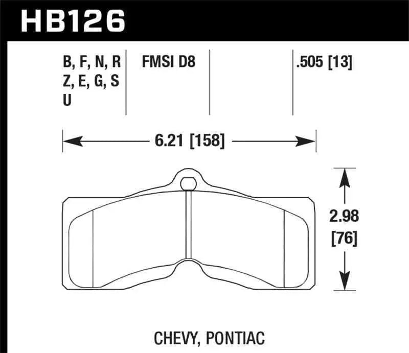 Hawk Performance HB126Z.505
