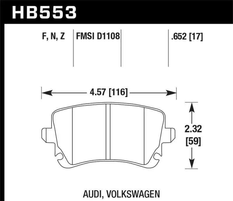 Hawk Performance HB553Z.652
