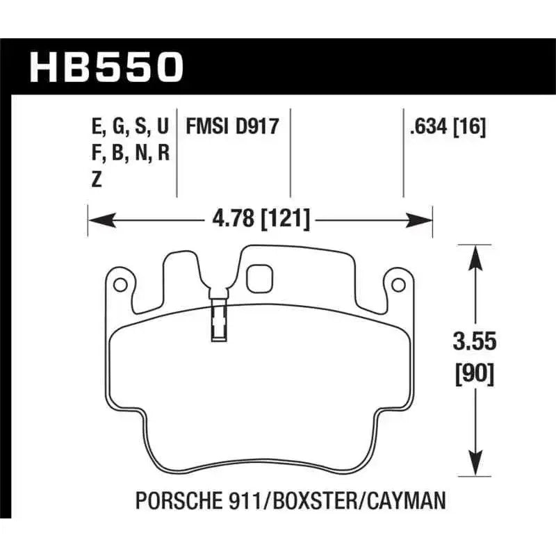 Hawk Performance HB550N.634