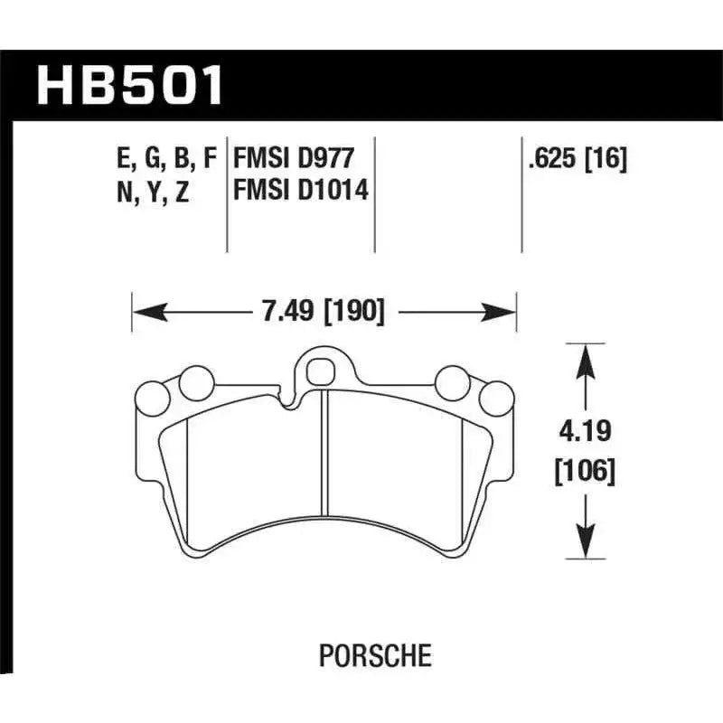 Hawk Performance HB501F.625