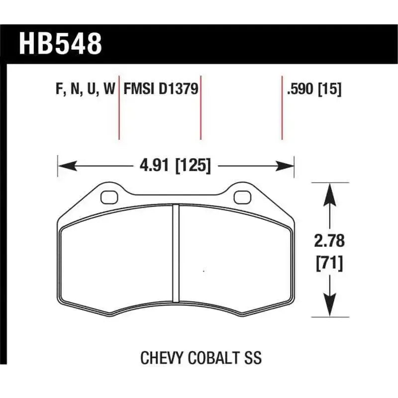 Hawk Performance HB548G.510