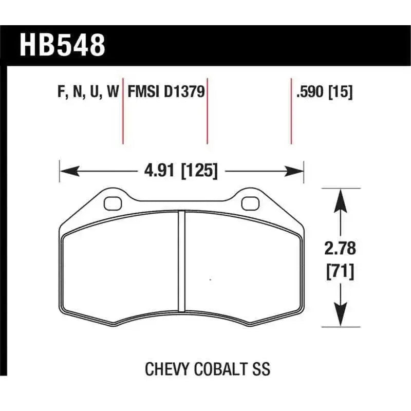 Hawk Performance HB548G.510