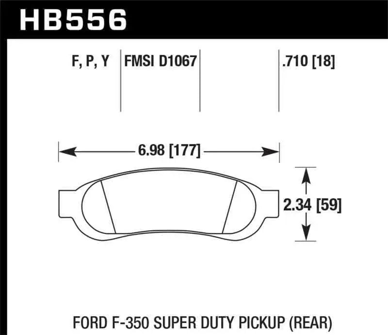 Hawk Performance HB556P.710