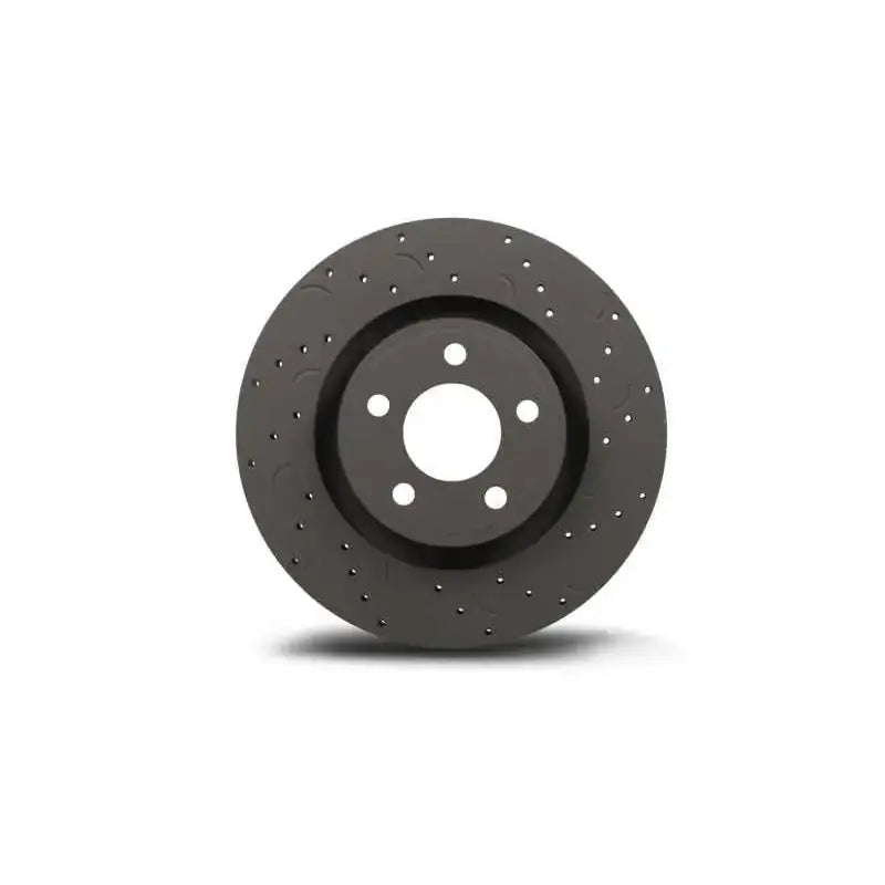 Hawk Talon 2011 Dodge Durango 330mm Front Disc Drilled and Slotted Front Brake Rotor Set 