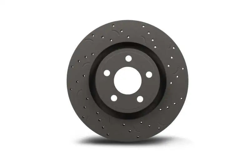 Hawk Talon 2013 Ford Mustang Base Drilled and Slotted Rear Brake Rotor Set 