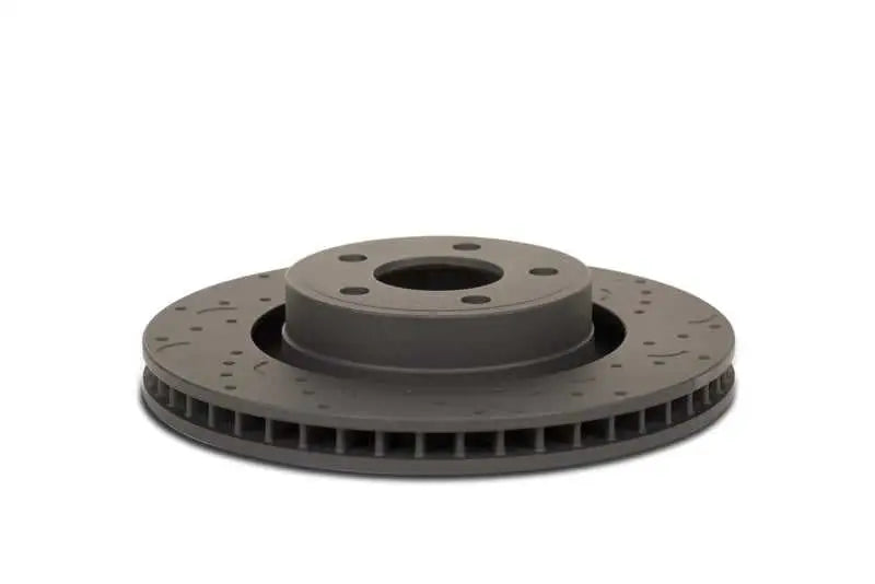 Hawk Talon 2013 Subaru BRZ w/ Solid Rear Rotors Drilled and Slotted Rear Brake Rotor Set 