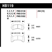 HB119F.594 Brake Pad