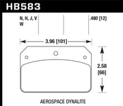 HB583F.480 Hawk Hps Brake Pads