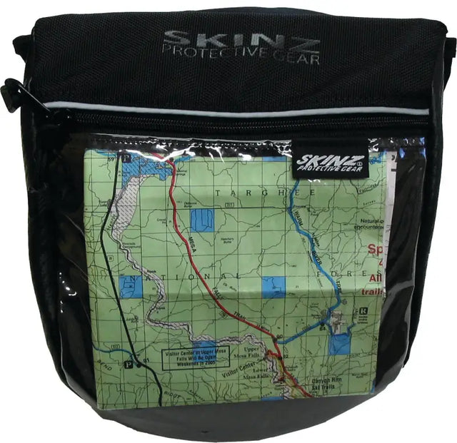 Black HBPK300-BK Univ Deluxe Handlebar Pack with transparent map compartment