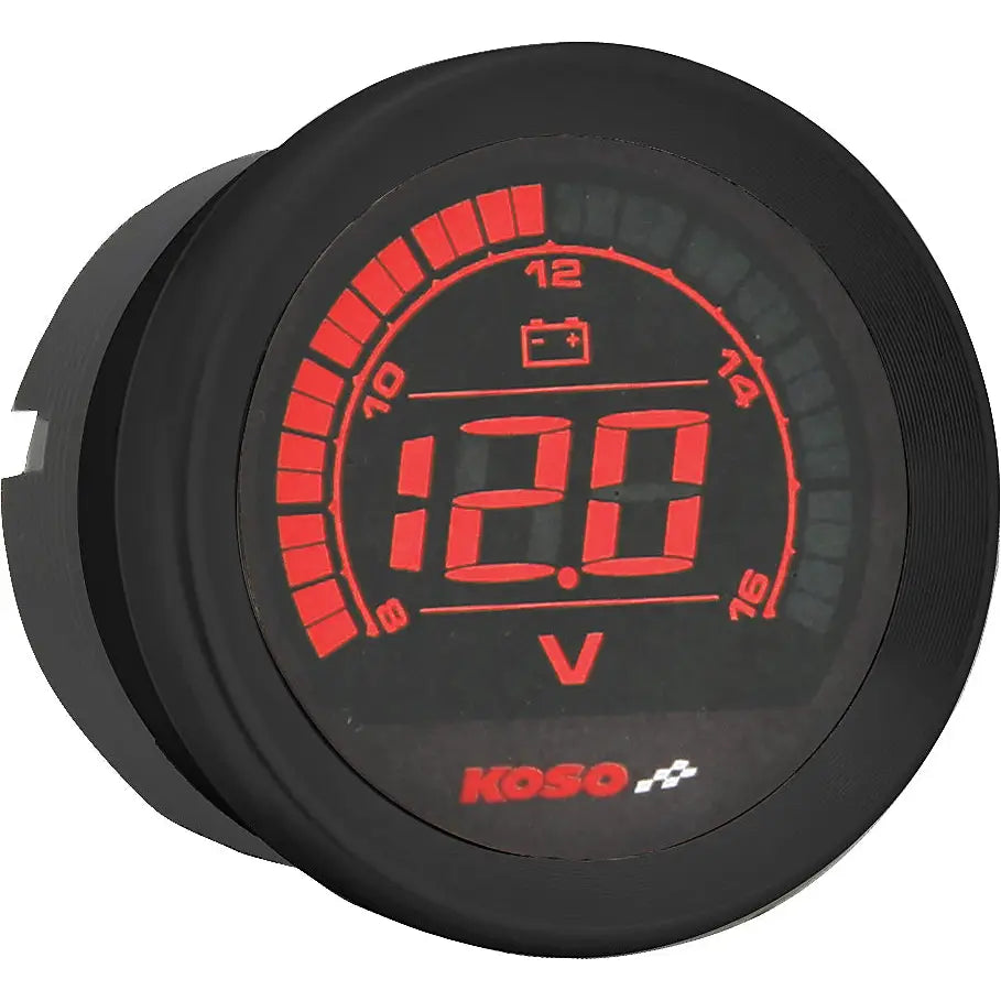 Hd 02 Series Gauge Kit Black Bezel Oil Temp