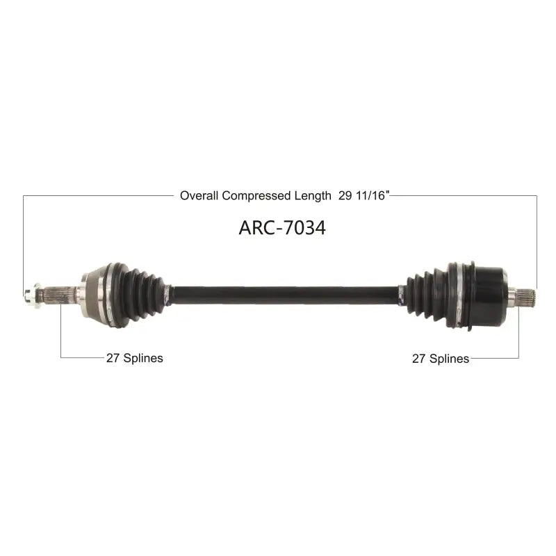 OPEN TRAIL Hd 2.0 Axle Front for Powersports