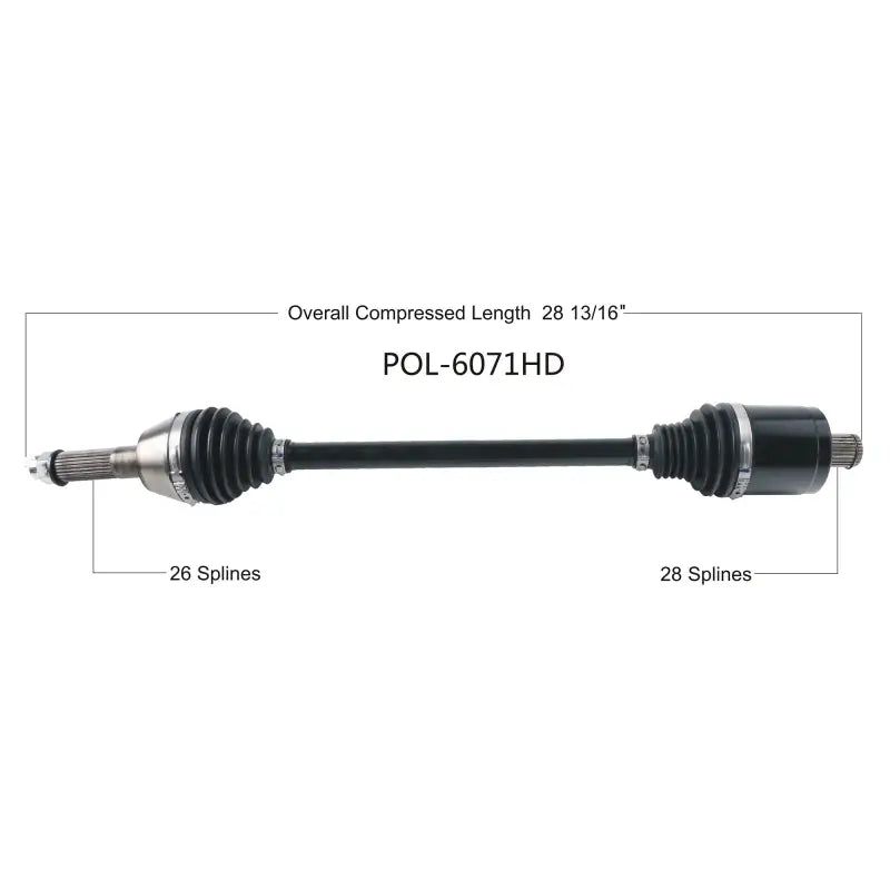 OPEN TRAIL Hd 2.0 Axle Rear for Powersports