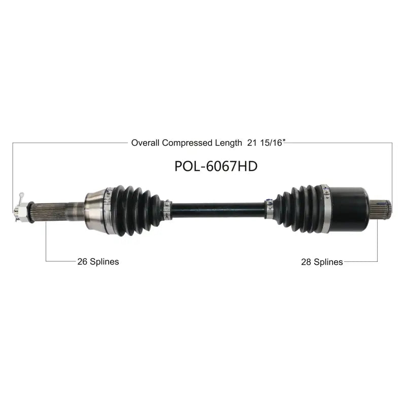 OPEN TRAIL Hd 2.0 Axle Rear for Powersports