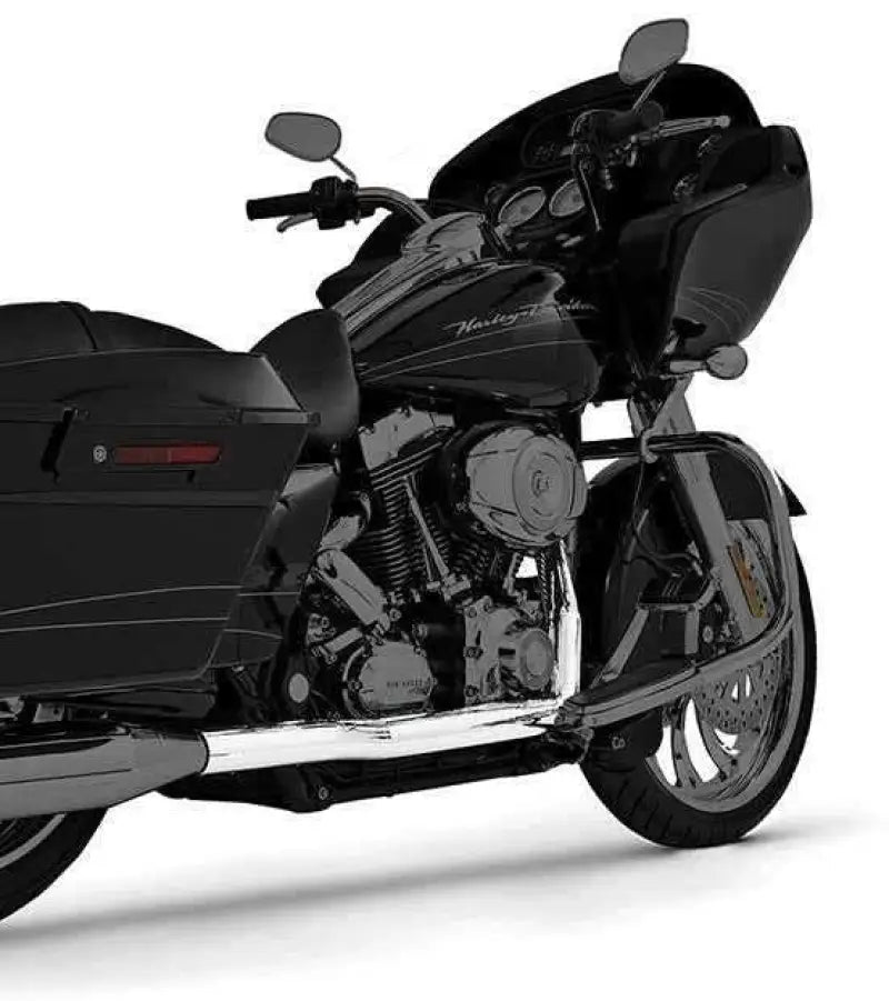 HD00095 True Dual Exhaust Header Chrome `95 06 Flt/H