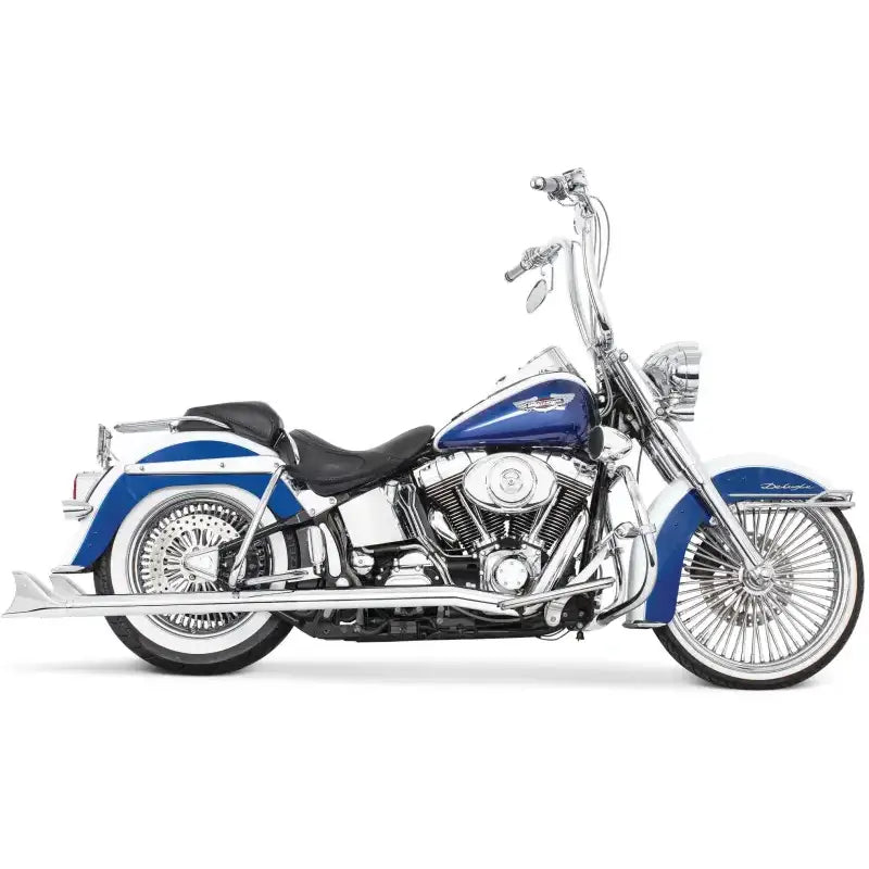 FREEDOM HD00202 Sharktail Duals Chrome 2.5"Odx32" `97 06 Softail