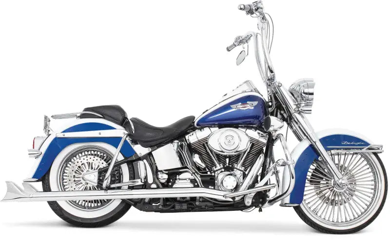 FREEDOM HD00202 Sharktail Duals Chrome 2.5"Odx32" `97 06 Softail
