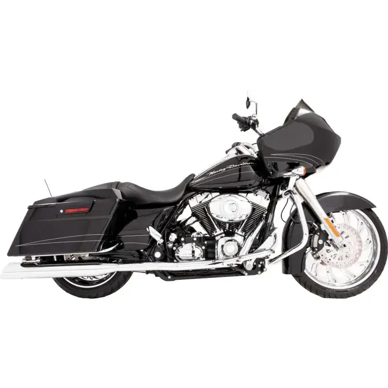 HD00244 True Dual Header Chrome `08 16 Trike Reqs #82 09025