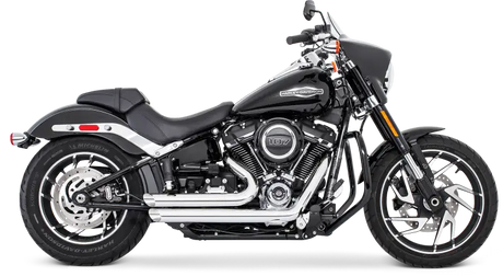 Black Harley-Davidson with chrome exhaust and black wheels for hd00248 amendment RV parts & accessories