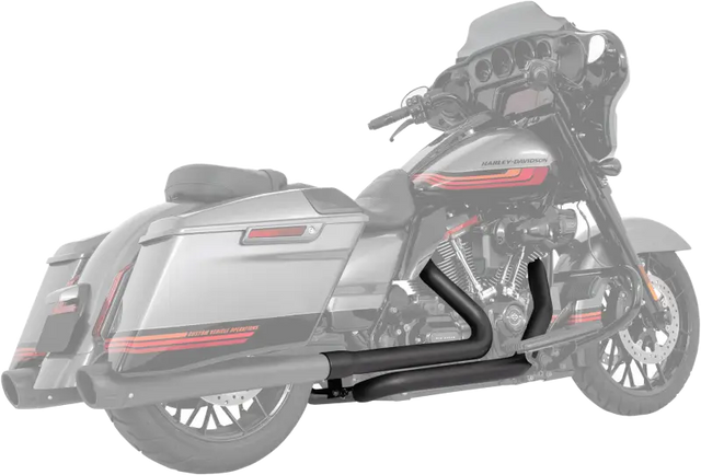 HD00654 Freedom True Dual Header Blk 17-Up Flt/H Rt Side Tuck Under - RV and Auto Parts