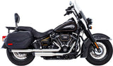 FREEDOM HD00725 Racing Slp On Chrm/Blk 3.5" Fltc/N