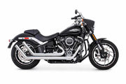 HD00758 Upsweep W/Star End Cap Chrome M8 Softail
