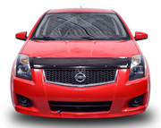 HD13B07 Acrylic Hood Pro for Nis Sentra (07-12) showcasing its custom fit and stylish design. Durable acrylic construction for improved airflow and easy installation. Ideal for RV, automotive, powersports, off-road, marine, truck accessories, interior, truck bed, RV parts. AVADA - Best Sellers, Must Haves