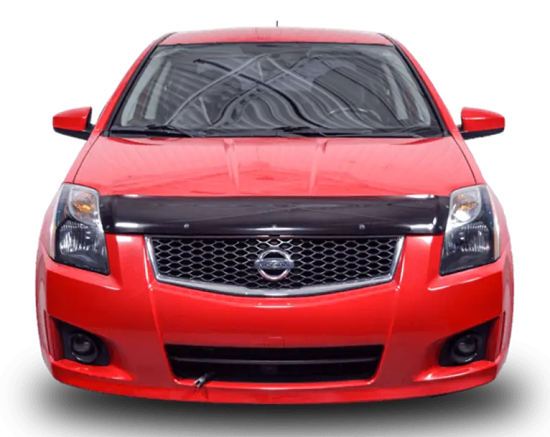HD13B07 Acrylic Hood Pro for Nis Sentra (07-12) showcasing its custom fit and stylish design. Durable acrylic construction for improved airflow and easy installation. Ideal for RV, automotive, powersports, off-road, marine, truck accessories, interior, truck bed, RV parts. AVADA - Best Sellers, Must Haves