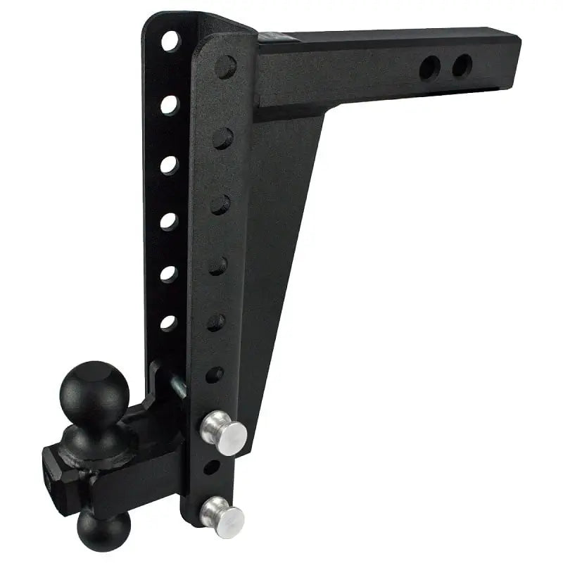 HD2012 Bulletproof 2.0' Heavy Duty 12' Drop/Rise hitch showcasing robust metal construction with adjustable height for versatile towing needs, RV, Automotive, Powersports, off-road, marine, exterior, truck accessories, interior, truck bed, rv parts, Towing & Hitches, Winches & Hitches, Towing | Trailer | Axles | Brakes | Boat, AVADA - Best Sellers