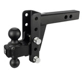 HD204 Bulletproof 2.0’ Heavy Duty 4’ Drop/Rise - Trailer Hitch Ball Mount