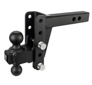 HD204 Bulletproof 2.0’ Heavy Duty 4’ Drop/Rise - Trailer Hitch Ball Mount