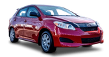 Red Toyota Matrix hatchback with Focus Auto Toy auto toy matrix acrylic hood