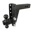 HD256 Bulletproof 2.5' Heavy Duty 6' Drop/Rise hitch with dual balls, robust steel construction, ideal for RV, automotive, powersports, off-road, marine, exterior, truck accessories, interior, truck bed, and RV parts. Towing & Hitches, Winches & Hitches, Towing | Trailer | Axles | Brakes | Boat, AVADA - Best Sellers
