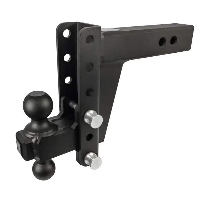 HD256 Bulletproof 2.5' Heavy Duty 6' Drop/Rise hitch with dual balls, robust steel construction, ideal for RV, automotive, powersports, off-road, marine, exterior, truck accessories, interior, truck bed, and RV parts. Towing & Hitches, Winches & Hitches, Towing | Trailer | Axles | Brakes | Boat, AVADA - Best Sellers