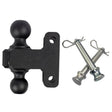 HD306 Bulletproof 3.0' Heavy Duty 6' Drop/Rise hitch with dual ball and locking pins; perfect for RV, Automotive, Powersports, off-road, marine, exterior, truck accessories, interior, truck bed, RV parts, Towing & Hitches, Winches & Hitches, Towing | Trailer | Axles | Brakes | Boat, AVADA - Best Sellers