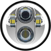 PATHFINDER HD5MCH 5 3/4" Led Headlight With Full Halo Chrome