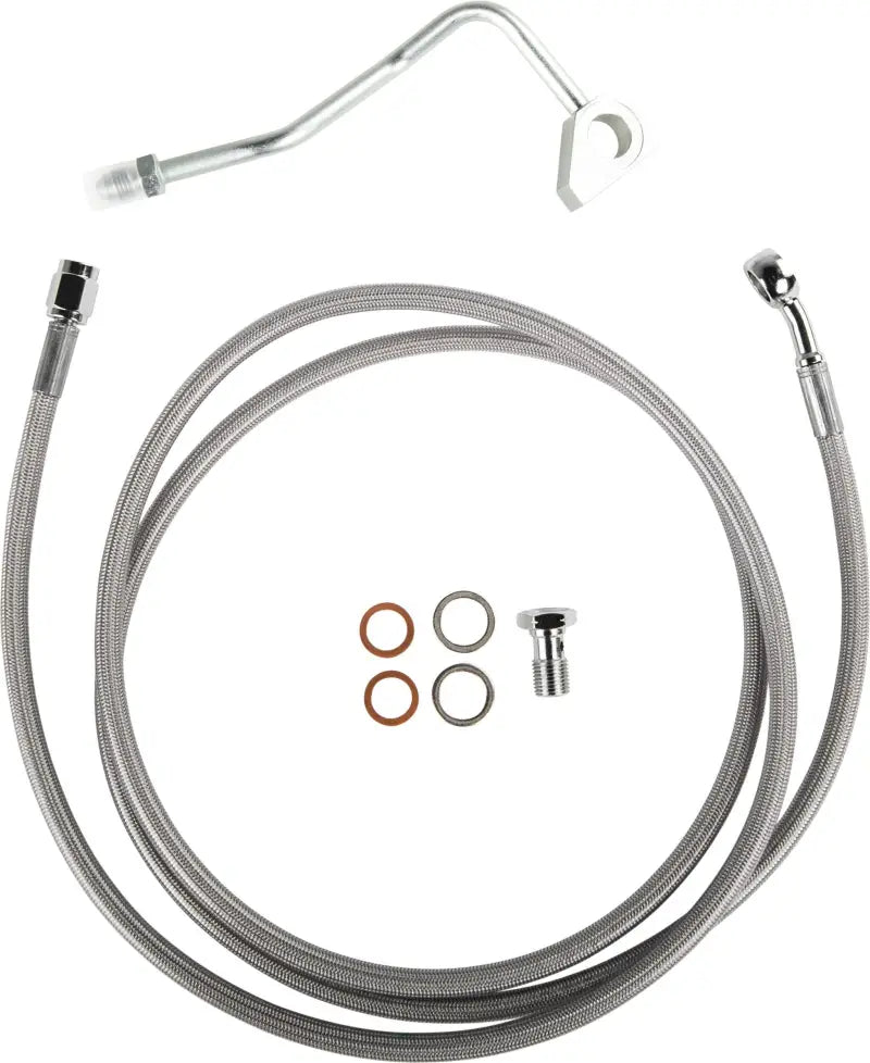 HD82127-C+4 Goodridge Premium Abs Brakeline Kit +4 All Flh Flt Exc Fltrx/S 14-Up - RV and Auto Parts