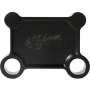 HOFMANN DESIGNS HDB-1017B H/D Billet Pull Back Plate Black Batwing