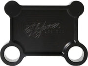 HOFMANN DESIGNS HDB-1017B H/D Billet Pull Back Plate Black Batwing
