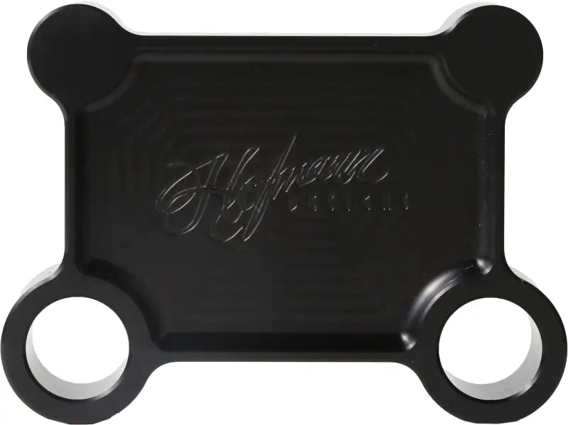 HOFMANN DESIGNS HDB-1017B H/D Billet Pull Back Plate Black Batwing