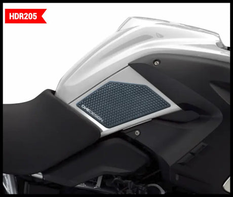 ONE EMBLEMS Hdr Tank Side Pad Black Bmw for Powersports