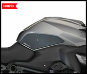 ONE EMBLEMS Hdr Tank Side Pad Black Bmw for Powersports